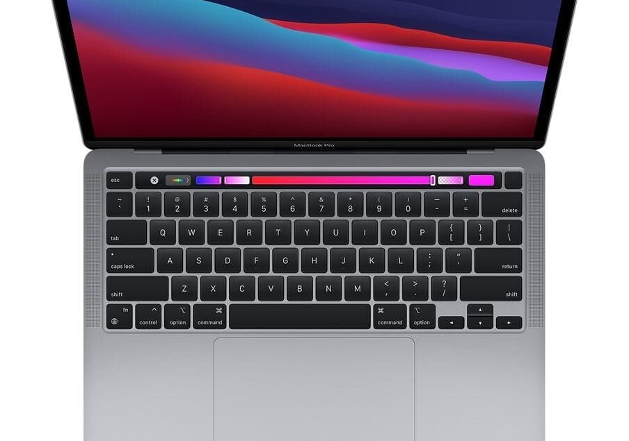 apple macbook pro 13 touch bar i7 2.3 32 gb ssd 2tb 2020 grigio siderale (ottimo)