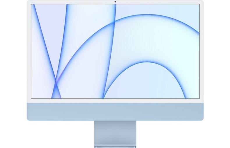 apple imac 24 (4 porte) m1 | ram 16 2tb | 2021 blue | mouse & tastiera (eccellente)