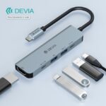 HUB 5 in 1 USB*2+C+PD 100W+HDMI 4K