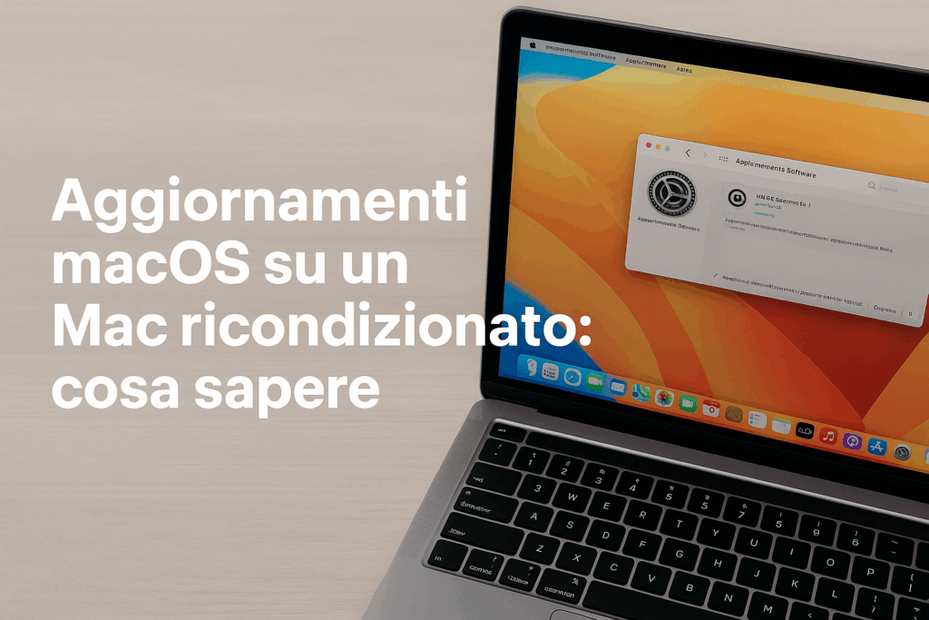 aggiornamenti macos su un mac ricondizionato