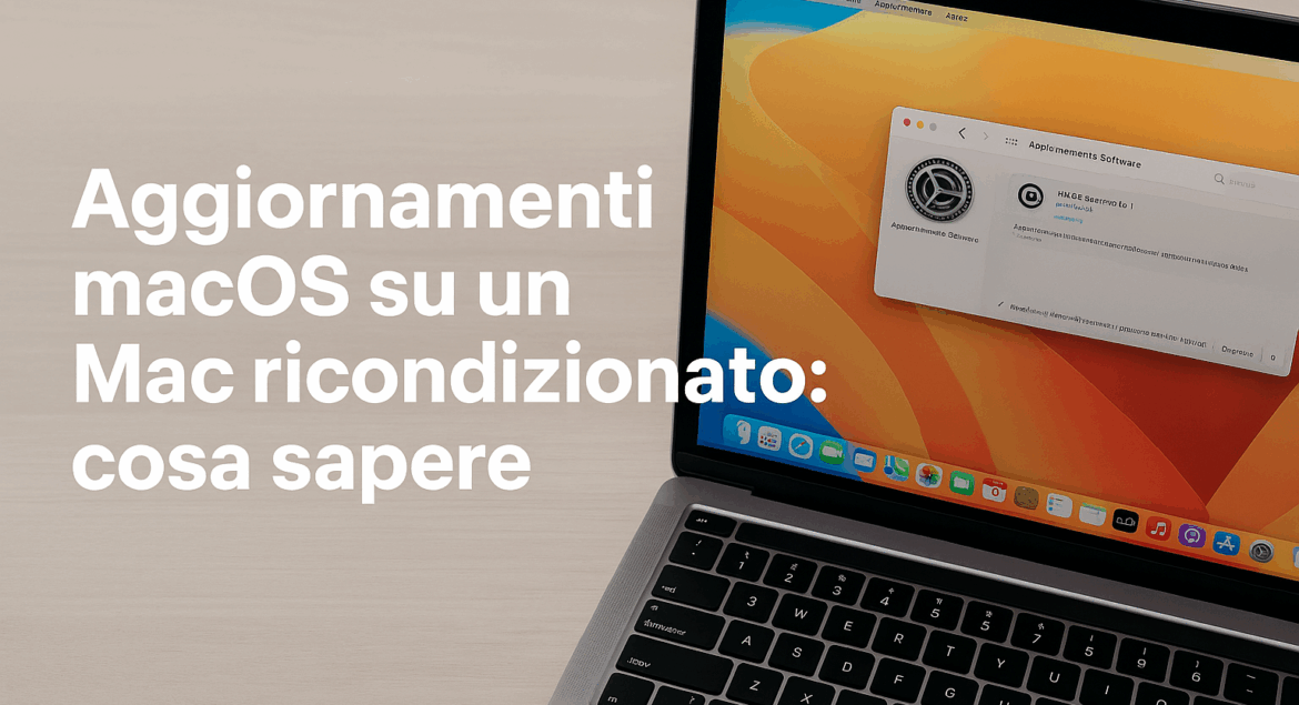 aggiornamenti macos su un mac ricondizionato
