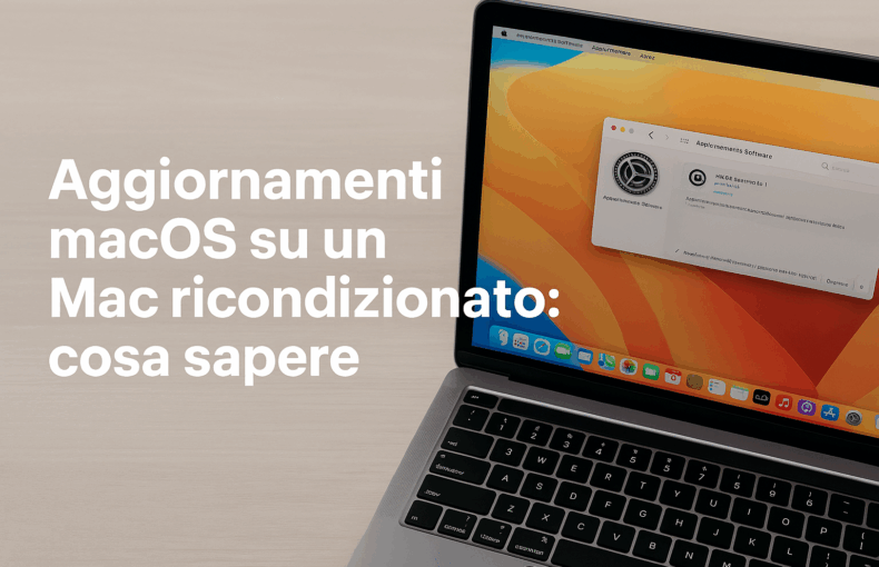 aggiornamenti macos su un mac ricondizionato