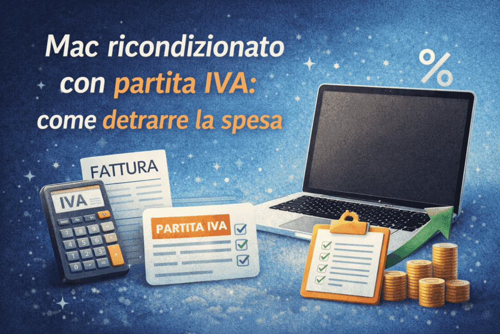 Mac ricondizionato con partita IVA