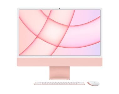 apple imac 24 (4 porte) m3 | ram 8 hd 512 gb | 2023 pink | mouse & tastiera (nuovo)