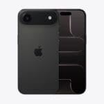 iPhone nero visto fronte e retro