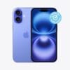 iPhone blu vista fronte e retro