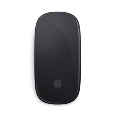 Mouse Apple nero vista dall'alto