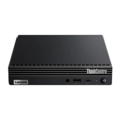 Mini PC Lenovo ThinkCentre nero frontale