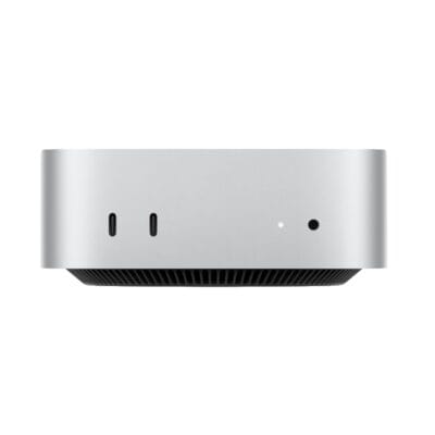 Computer desktop compatto in alluminio con porte frontali