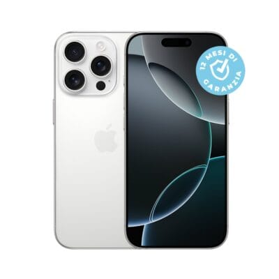 APPLE IPHONE 16 PRO MAX 256GB TITANIO BIANCO ECCELLENTE