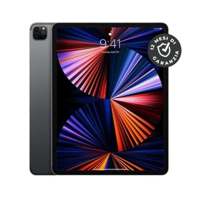 iPad Pro 12.9" (M1, 2021) 256GB Wi-Fi SPACE GRAY GRADO BUONO (Es. difetto vedi foto)