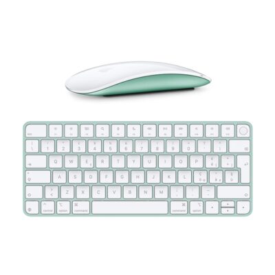KIT APPLE MOUSE + TASTIERA VERDE (GRADO ECCELLENTE)